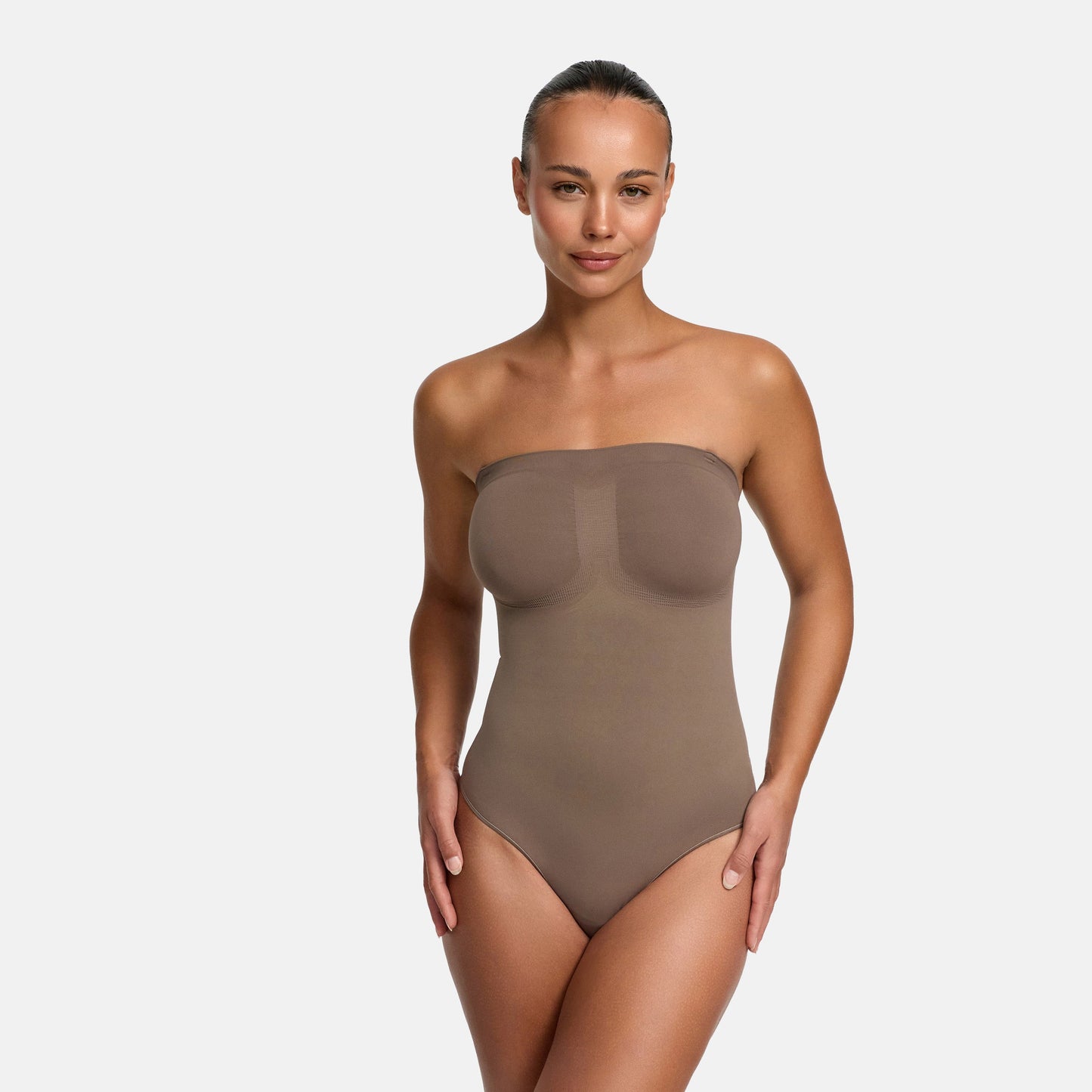Strapless bodysuit beeldhouwende shapewear met slip