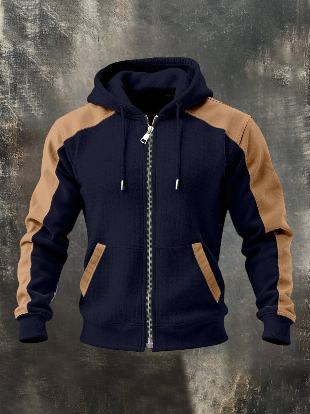 SALVATORE™ | FELPA BICOLORE ZIP