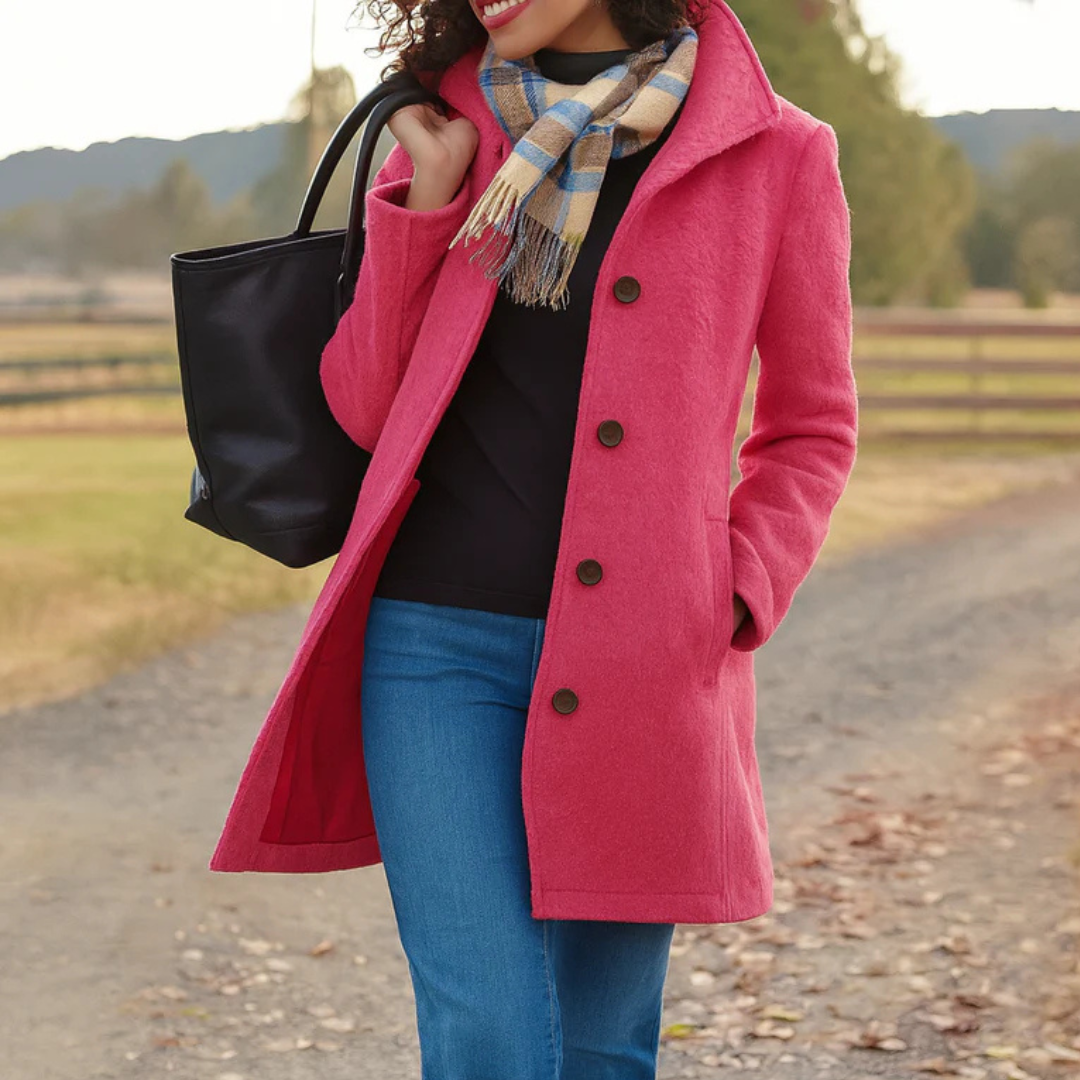 ADRIANA | Elegante Jas met Omarmende Warmte en Tijdloze Stijl