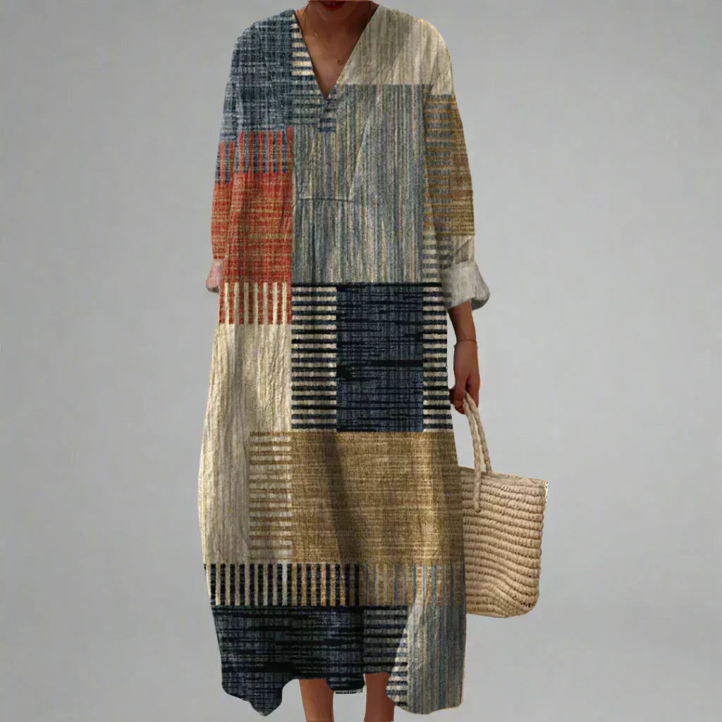 Iris | Artistieke Midi Jurk