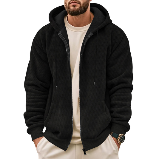 Davide™ | Felpa Zip Testurizzata