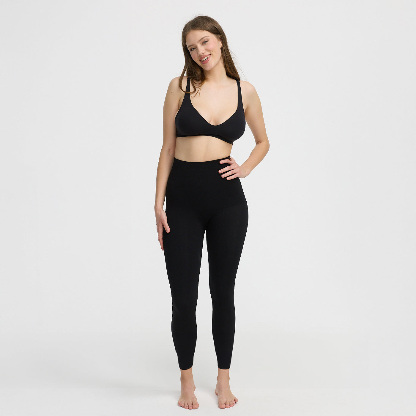 Naadloze vormgevende legging
