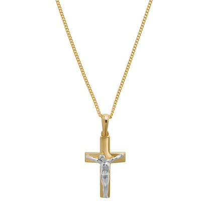 KRUIS KRUISBEELD KETTING 333 GOUD