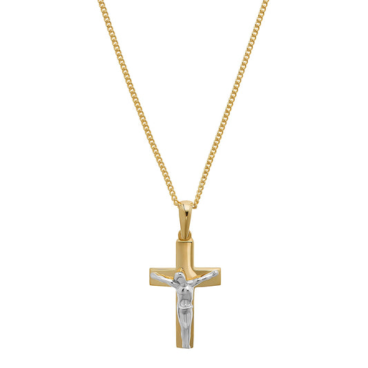 KRUIS KRUISBEELD KETTING 333 GOUD