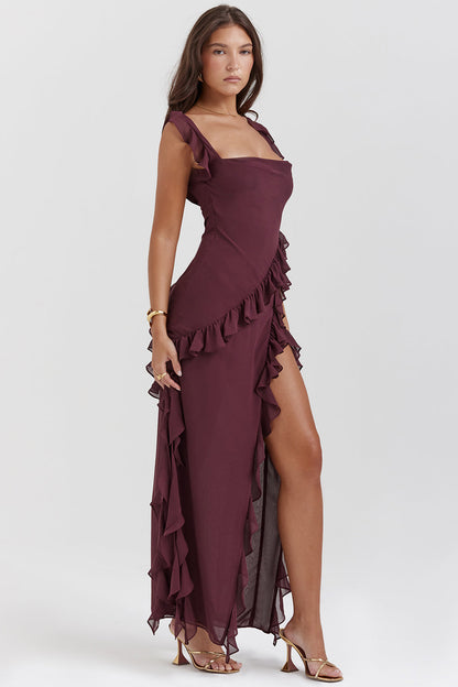 Stralende Jurk met Ruffles