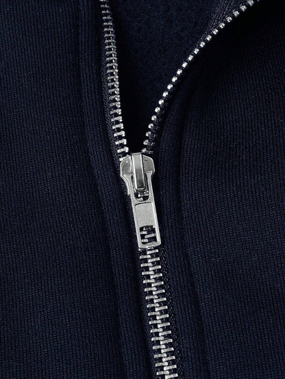 Zip-up met halve rits