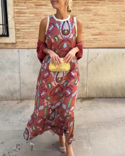 VALENTINA | Compleet Twee Delen met Moderne Print voor Stedelijk Comfort en Dagelijkse Stijl