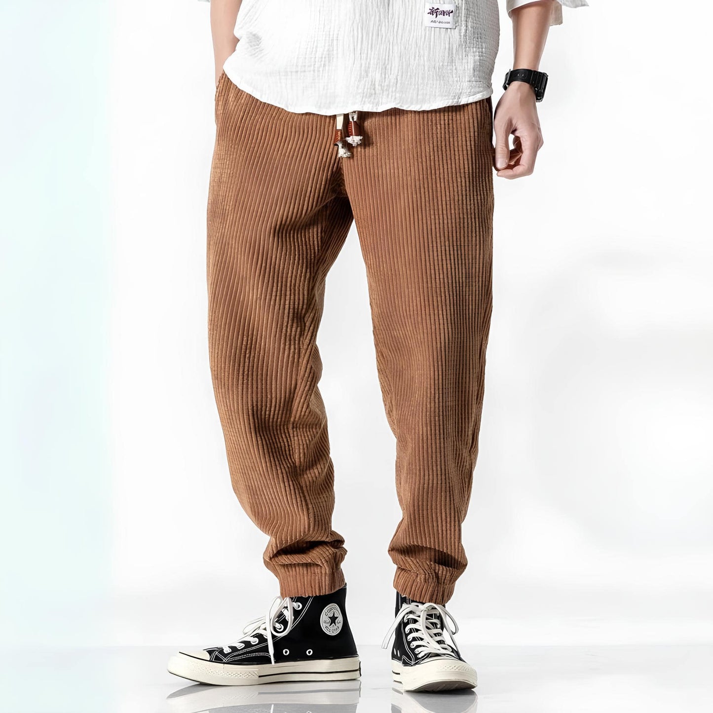 Ramiro | Moderne corduroy broeken