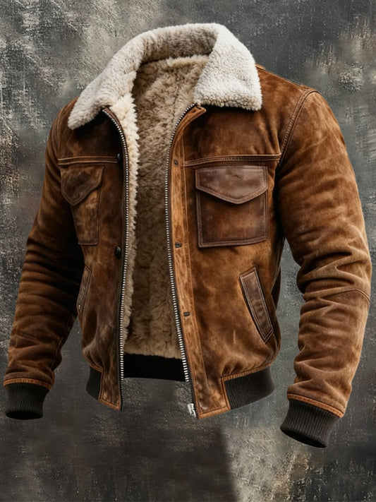 GIANNI™ | GIACCA IN PELLE SHERPA