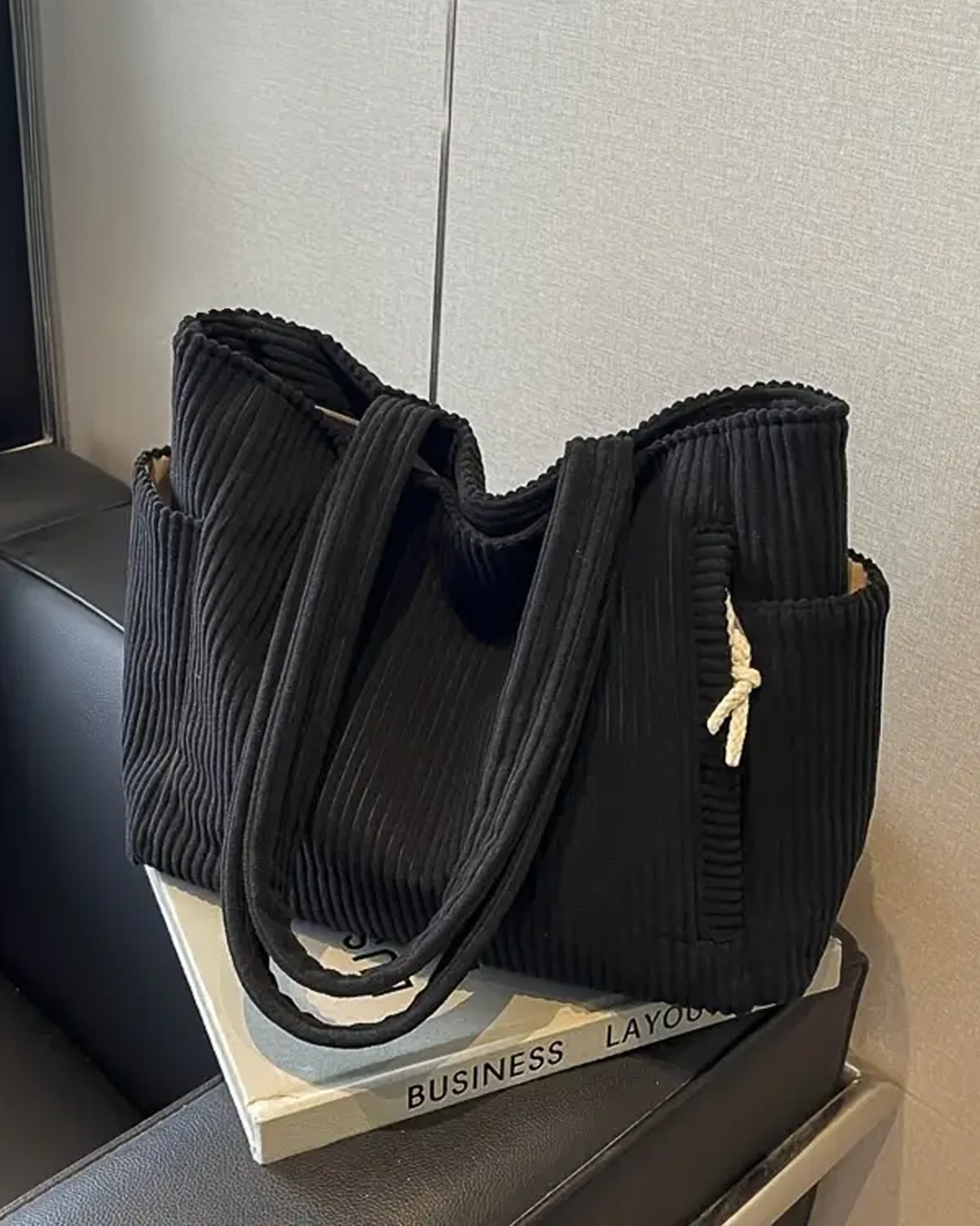 Geribbelde Totetas met Koorddetail