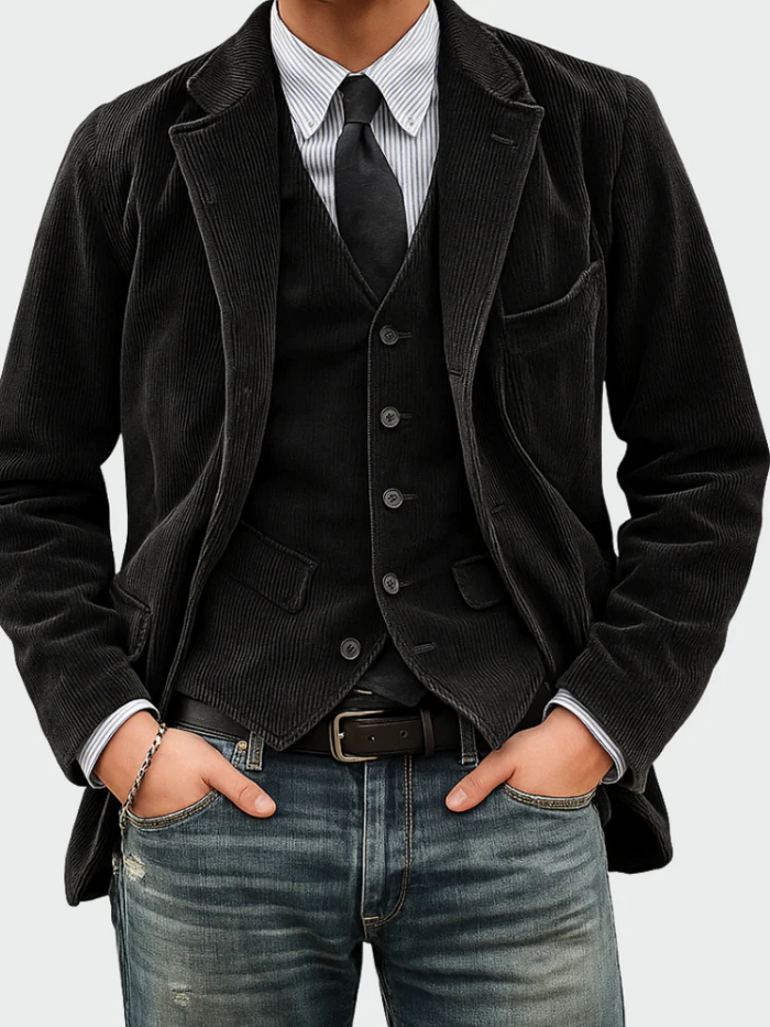 Tommy™ | Compleet 2-delig: Blazer en Gilet van Velvet