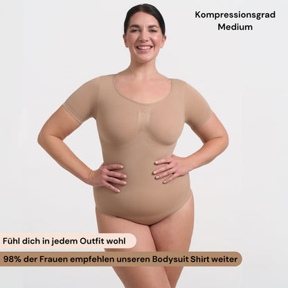 Bodysuit sculpterend Shapewear T-shirt met koord