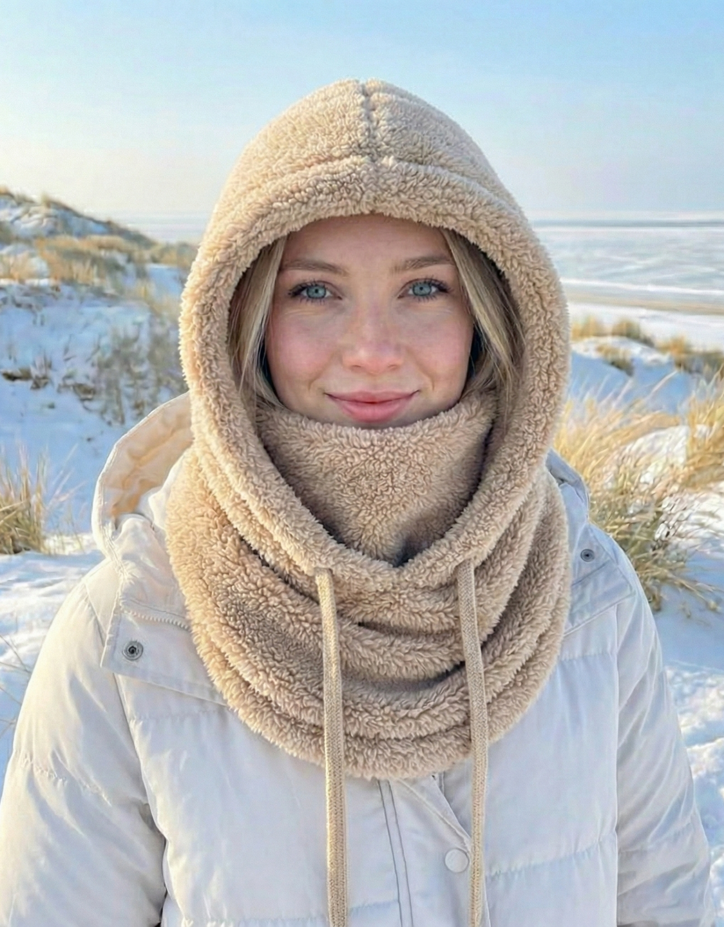 The FrostHug Hoodie™ | Winter kap met Omhullende Warmte en Dagelijks Comfort