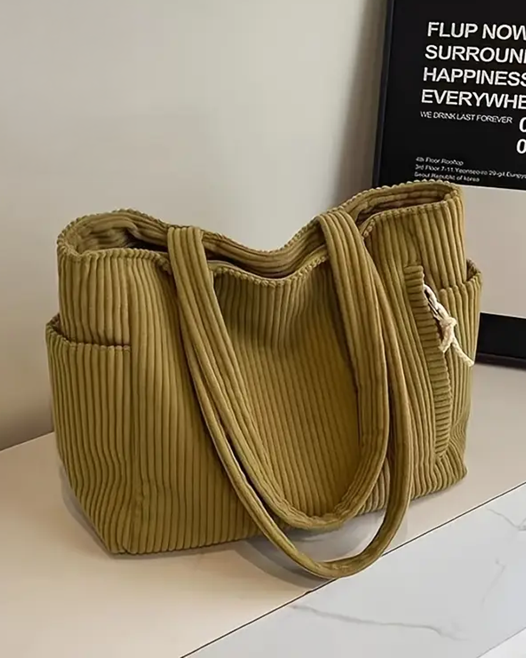 Geribbelde Totetas met Koorddetail
