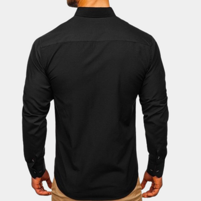 Daan™ | Ademend en kreukarm herenshirt voor werk en vrije tijd