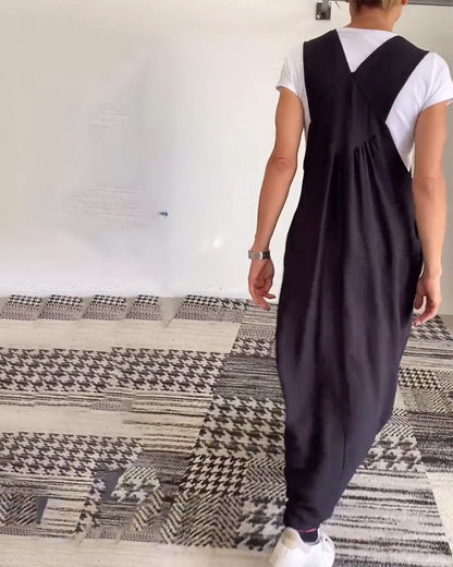 CAMILLE | Casual-Chic Mouwloos Vloeiend Jurk