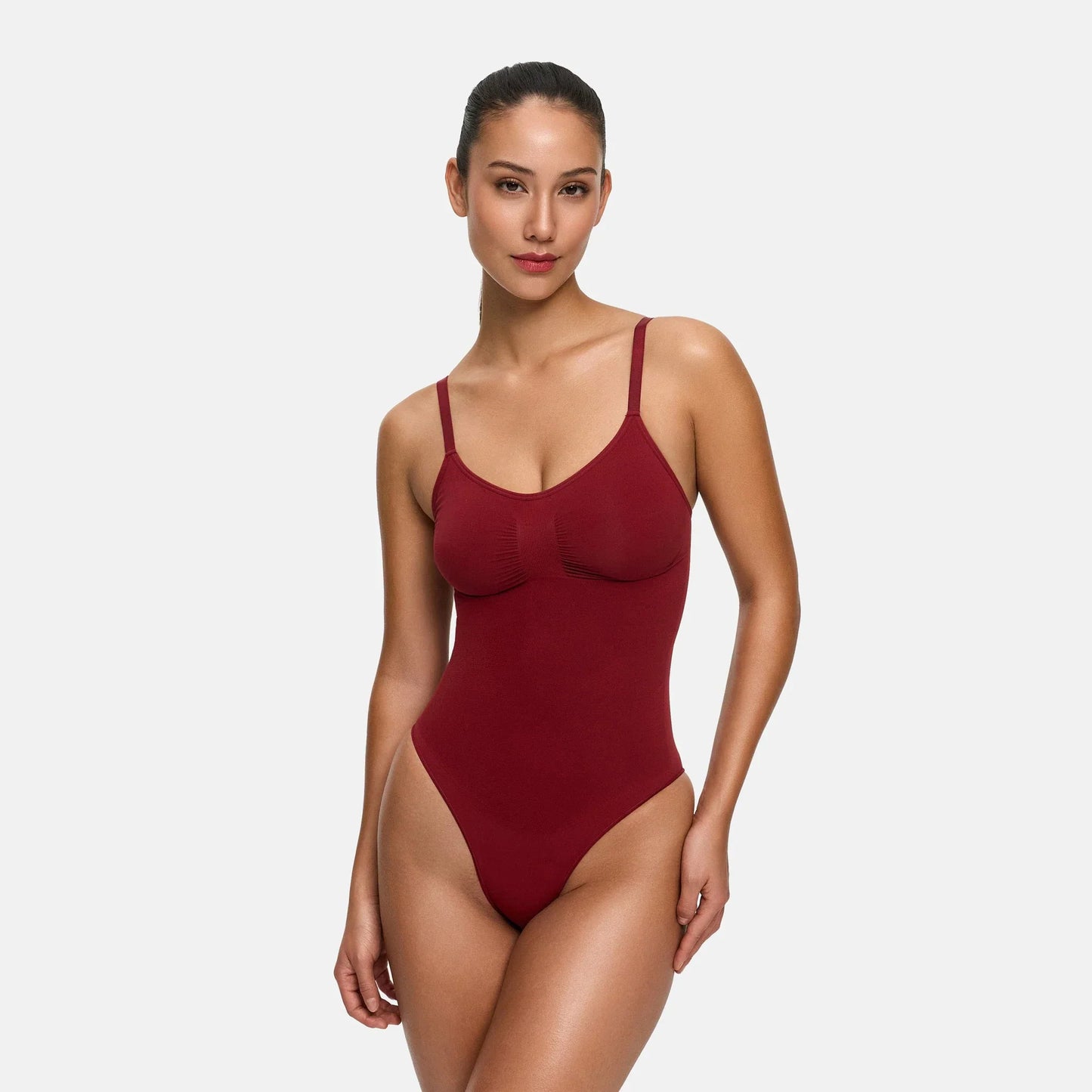 Sculpting bodysuit met string
