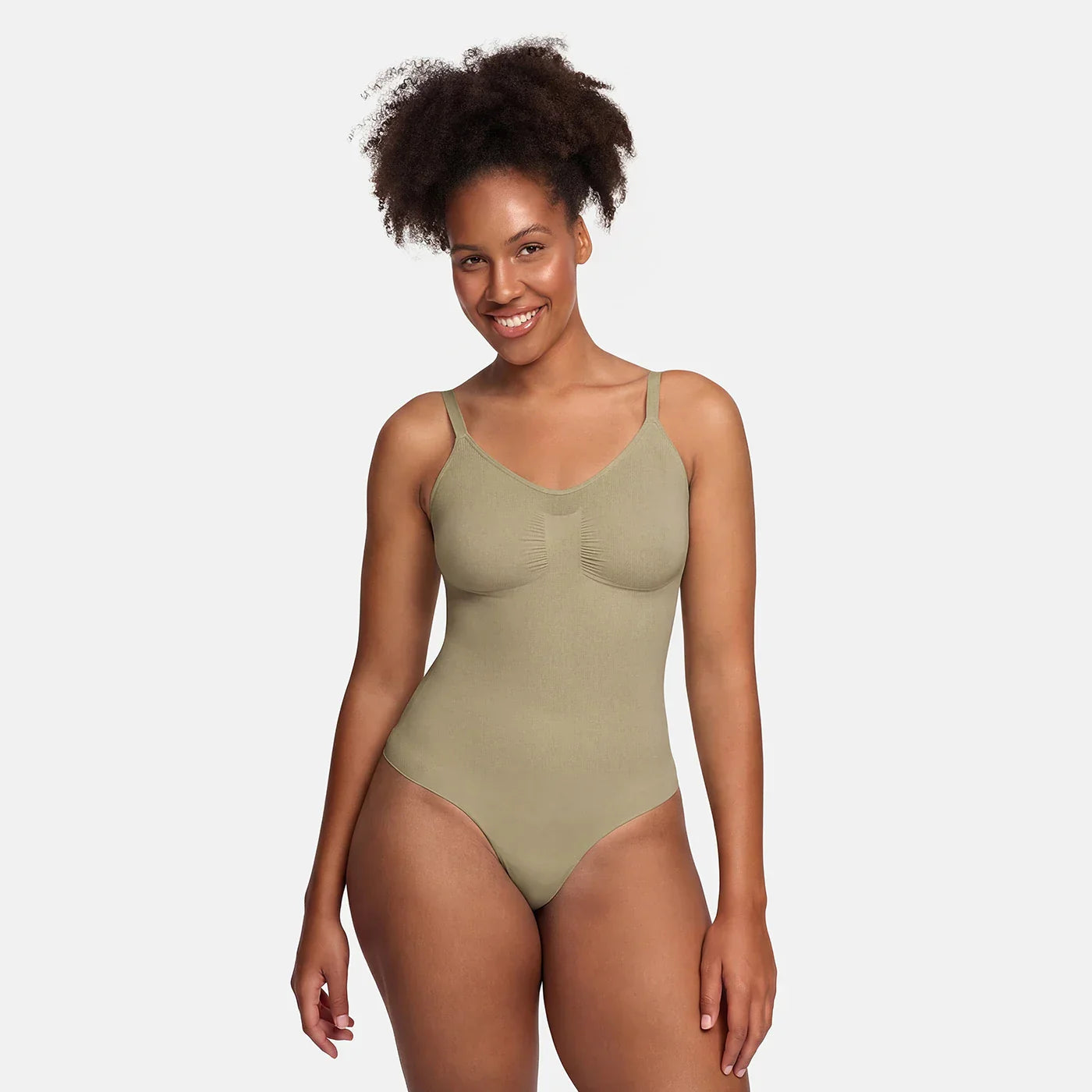 Sculpting bodysuit met string