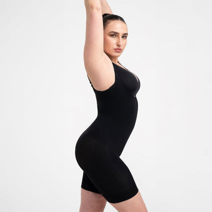 Bodysuit modellerende shapewear met open buste