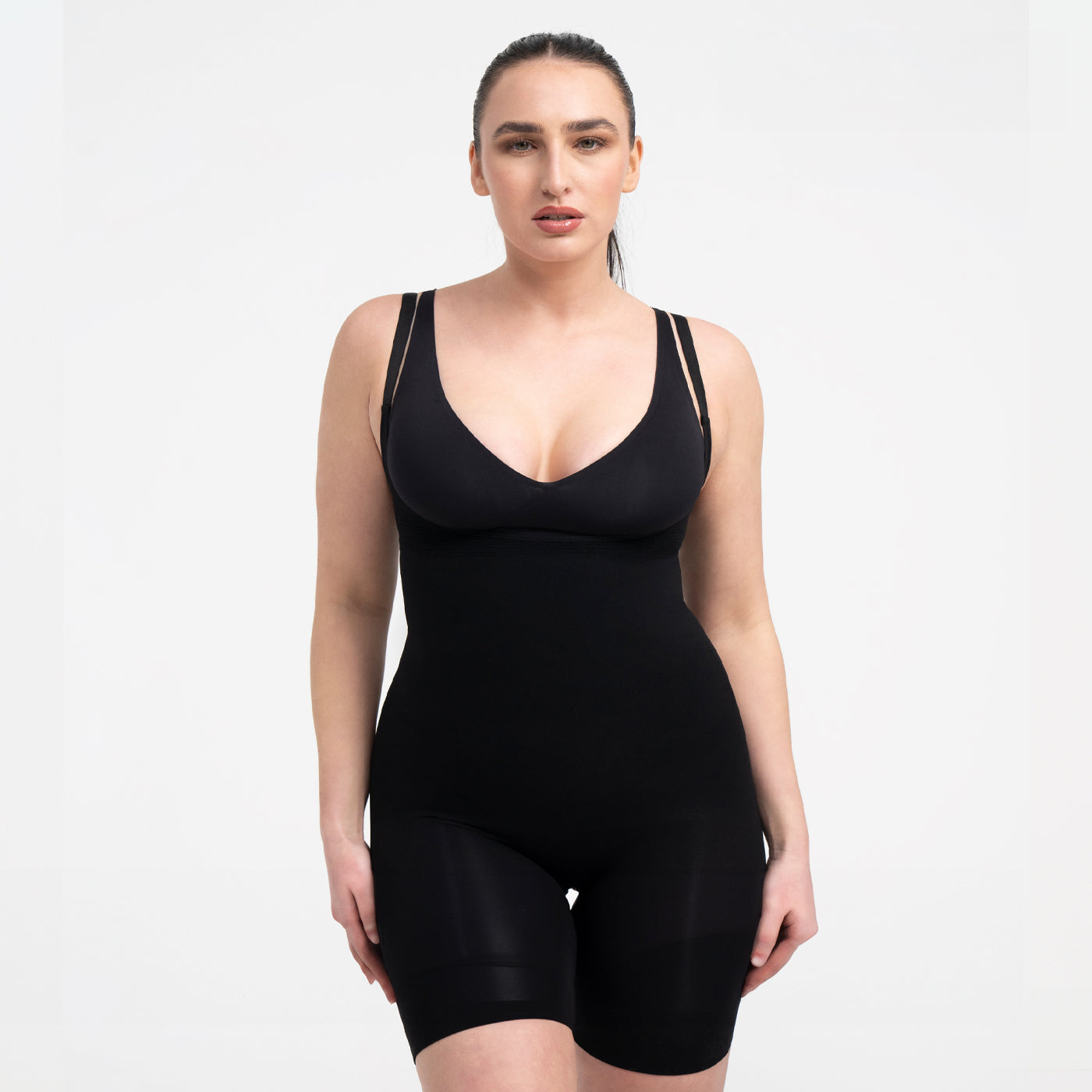 Bodysuit modellerende shapewear met open buste