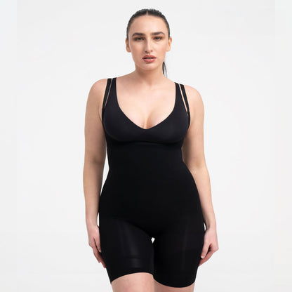 Bodysuit modellerende shapewear met open buste