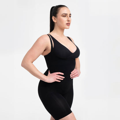 Bodysuit modellerende shapewear met open buste