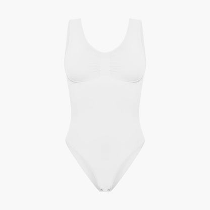 Tank bodysuit sculpting shapewear met slip