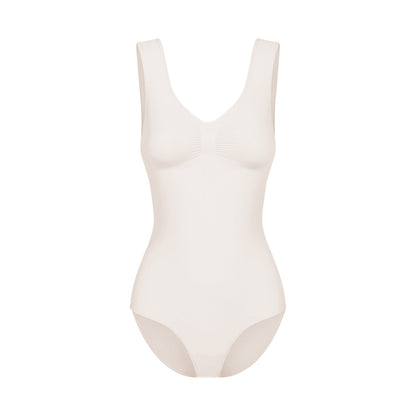Tank bodysuit sculpting shapewear met slip