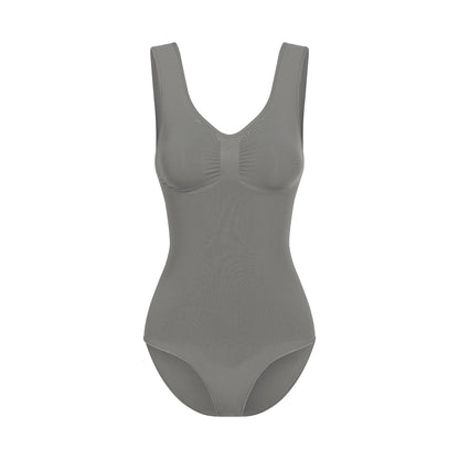 Tank bodysuit sculpting shapewear met slip