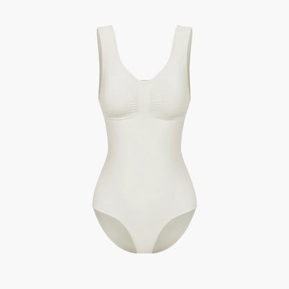 Tank bodysuit sculpting shapewear met slip