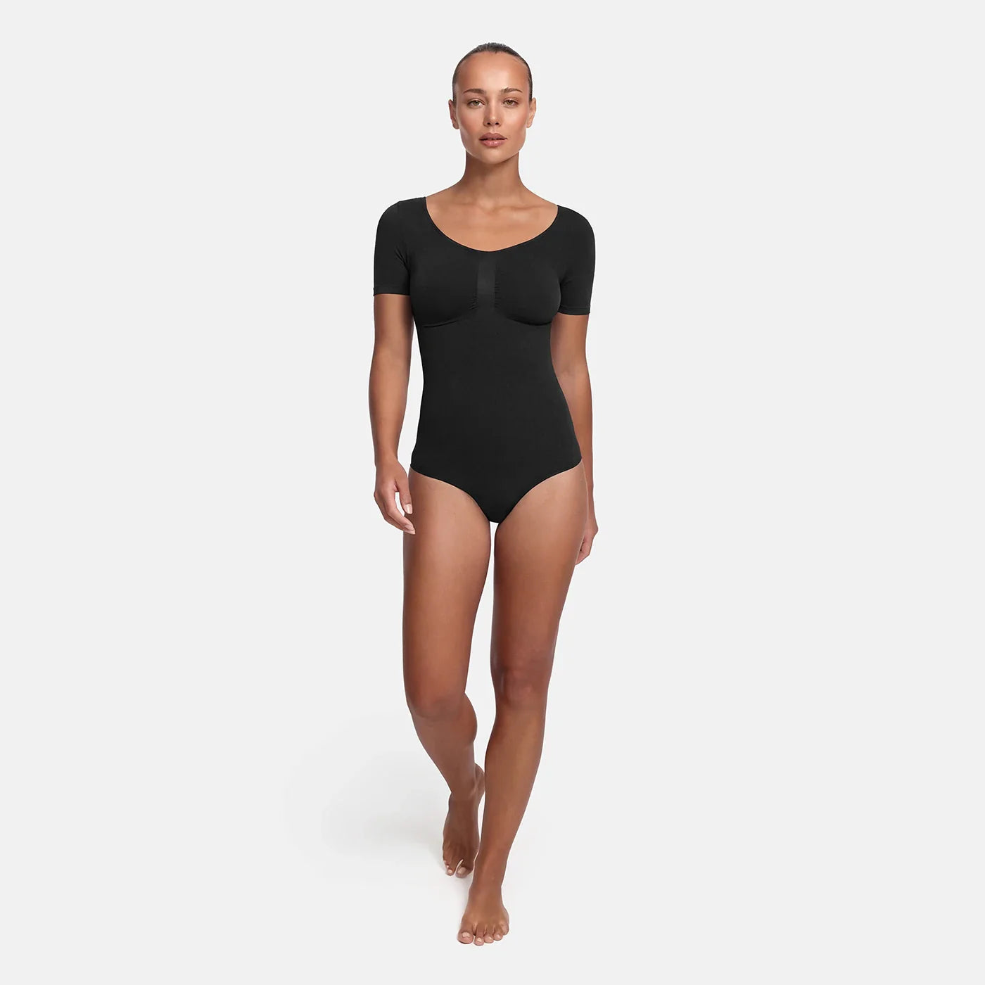 T-shirt Bodysuit Sculpting Shapewear met Slip