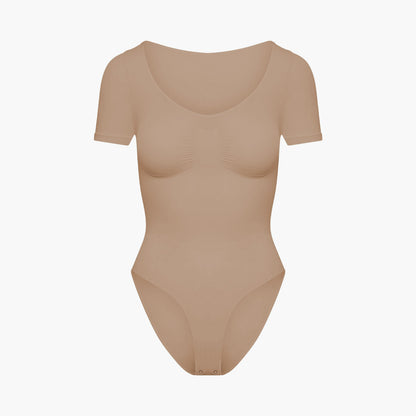 T-shirt Bodysuit Sculpting Shapewear met Slip