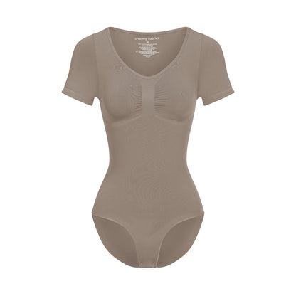 T-shirt Bodysuit Sculpting Shapewear met Slip