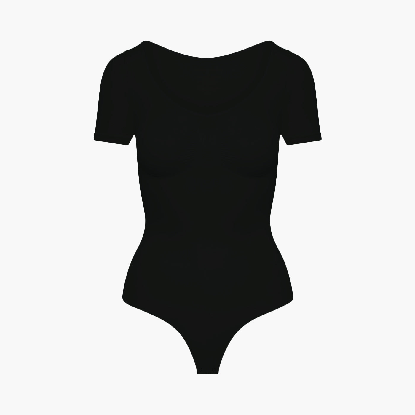 T-shirt bodysuit sculptende shapewear met string