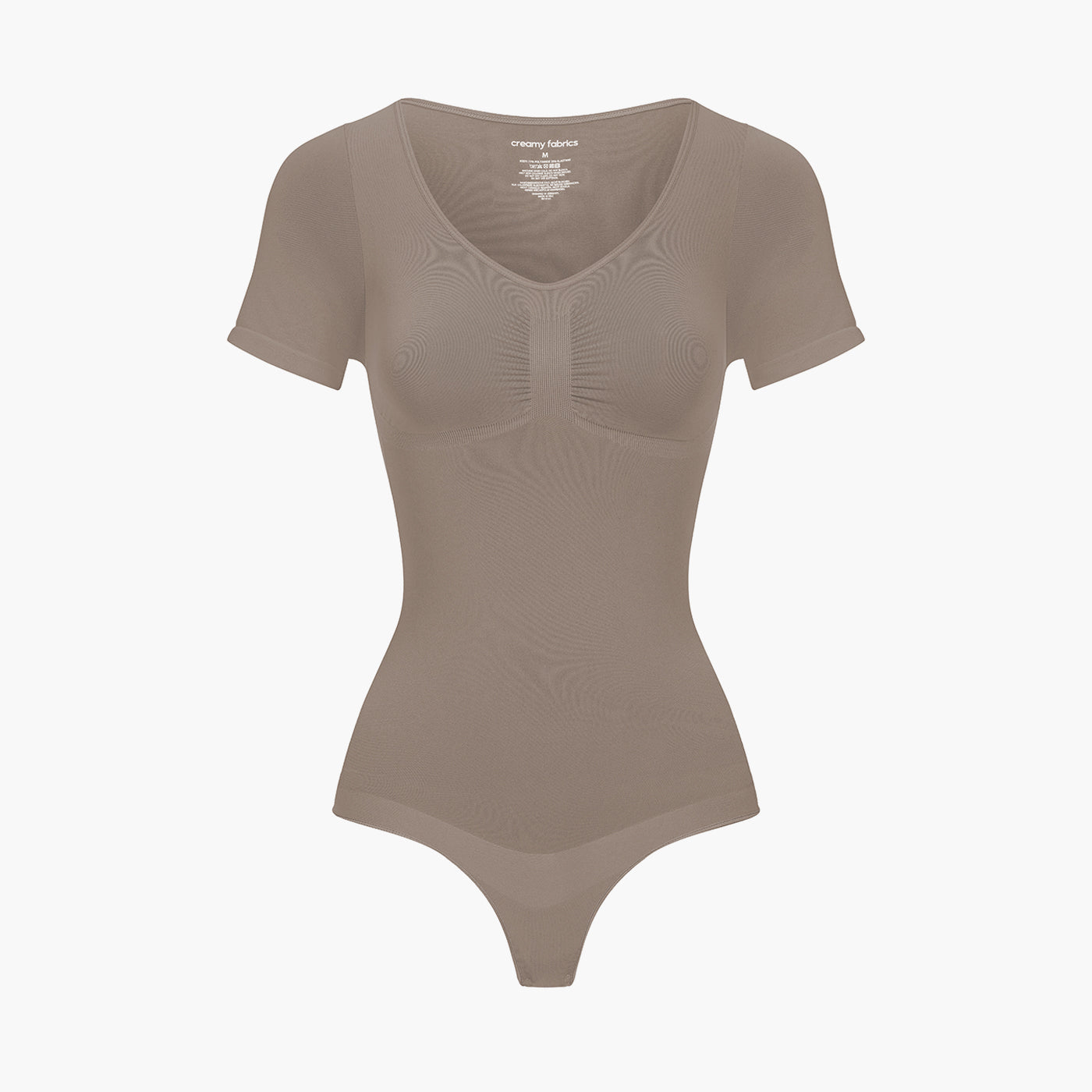 T-shirt bodysuit sculptende shapewear met string