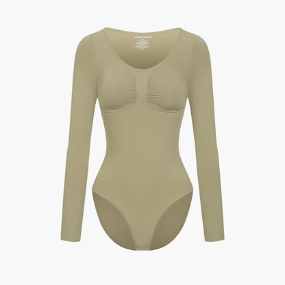 Body Sculpting Shapewear met lange mouwen en slip