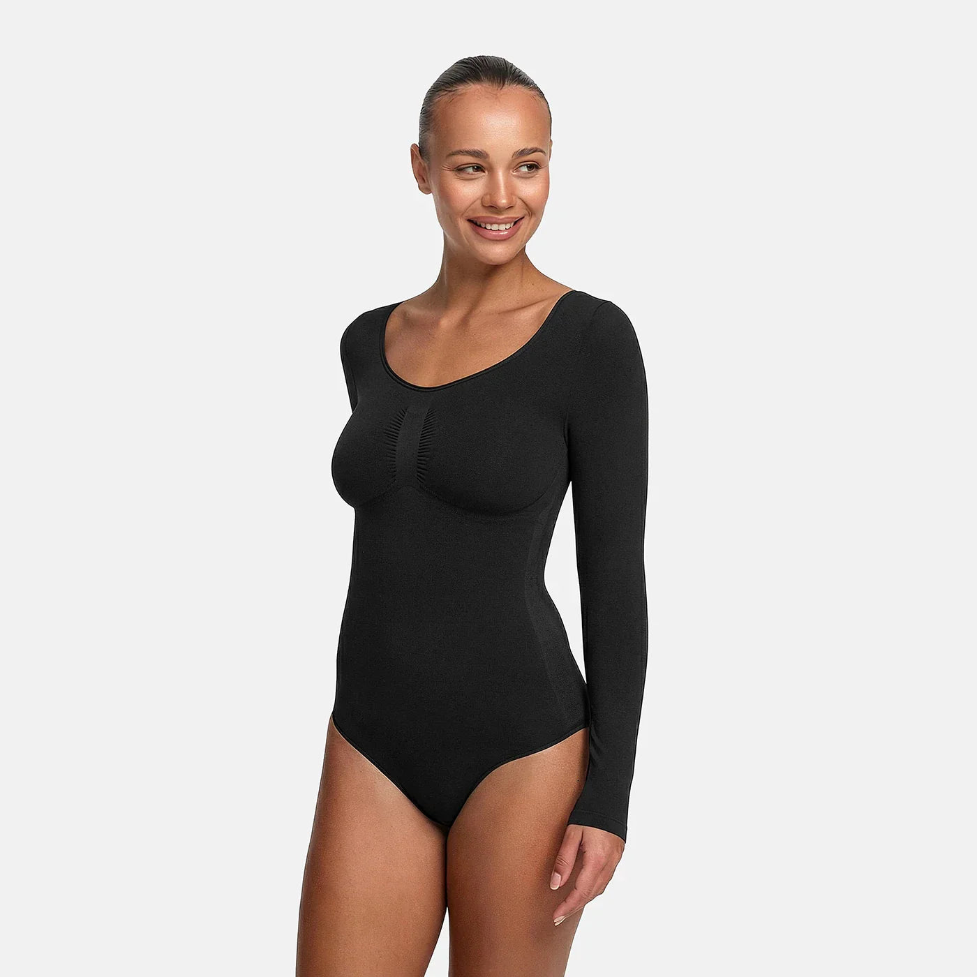 Body Sculpting Shapewear met lange mouwen en slip
