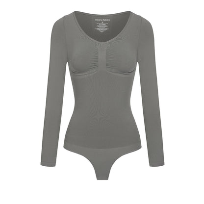 Bodysuit Sculpting Shapewear met lange mouwen (string)