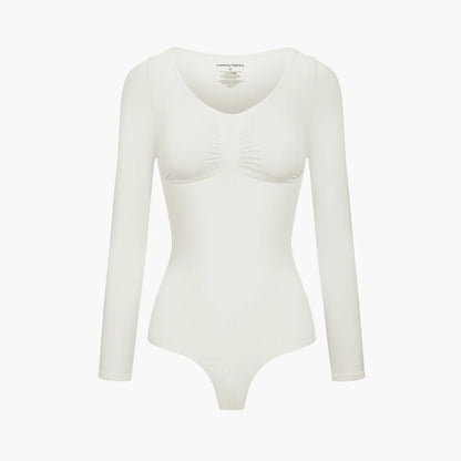 Bodysuit Sculpting Shapewear met lange mouwen (string)