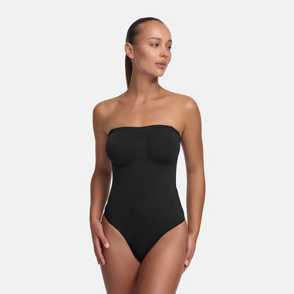 Strapless bodysuit beeldhouwende shapewear met slip 