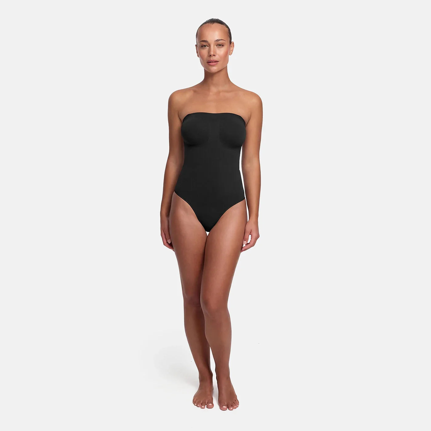 Strapless bodysuit beeldhouwende shapewear met slip 