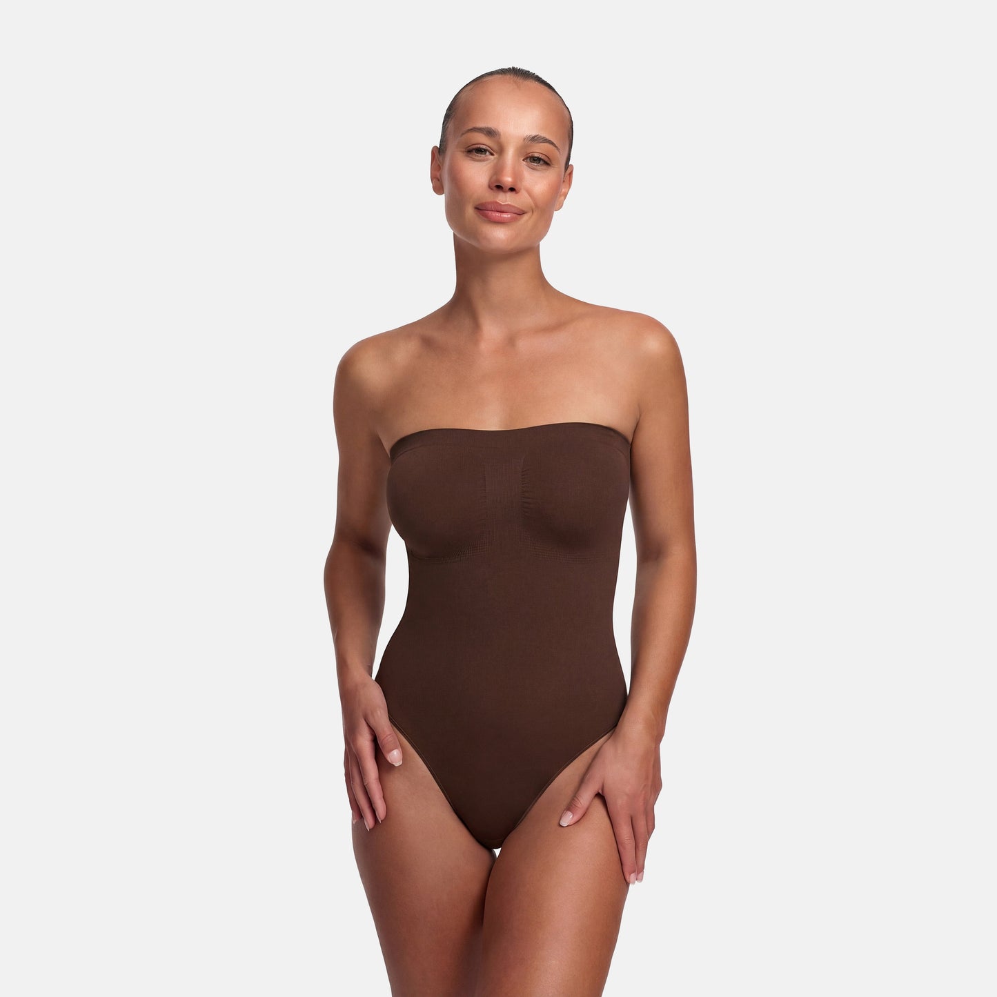 Strapless bodysuit beeldhouwende shapewear met slip 