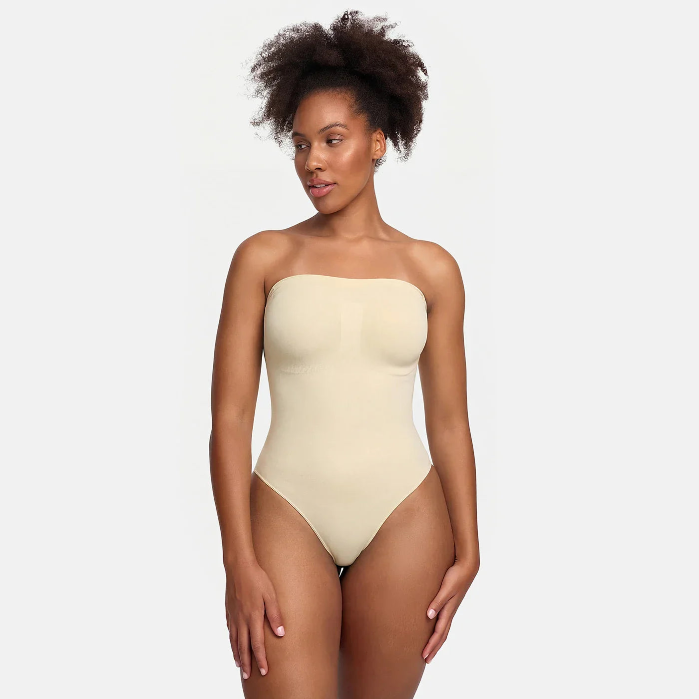Strapless bodysuit beeldhouwende shapewear met slip 
