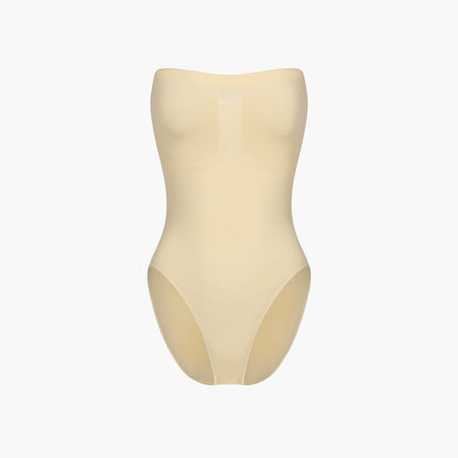 Strapless bodysuit beeldhouwende shapewear met slip 