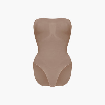 Strapless bodysuit beeldhouwende shapewear met slip 