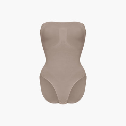 Strapless bodysuit beeldhouwende shapewear met slip 