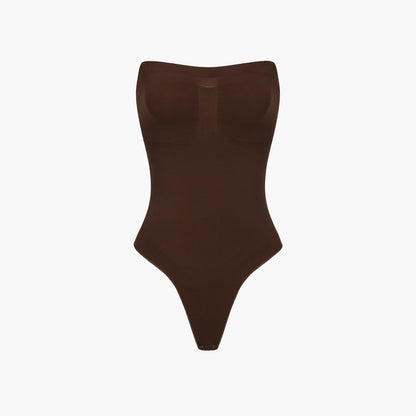Strapless bodysuit beeldhouwende shapewear met koord