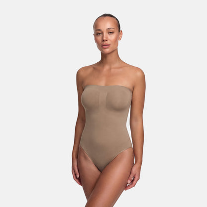 Strapless bodysuit beeldhouwende shapewear met koord