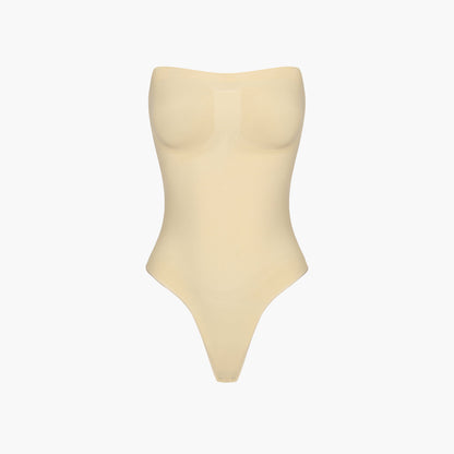 Strapless bodysuit beeldhouwende shapewear met koord