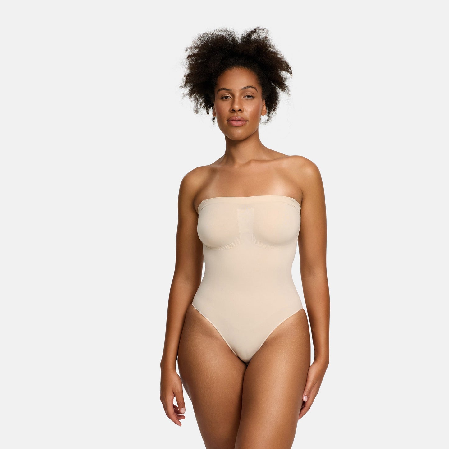 Strapless bodysuit beeldhouwende shapewear met slip 